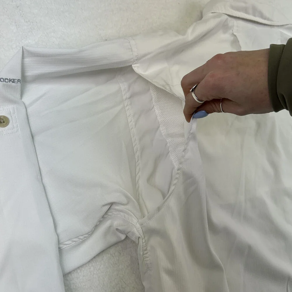 Columbia Shirt Mens 2XL Insect Blocker Fishing Outdoor Long Sleeve Beige